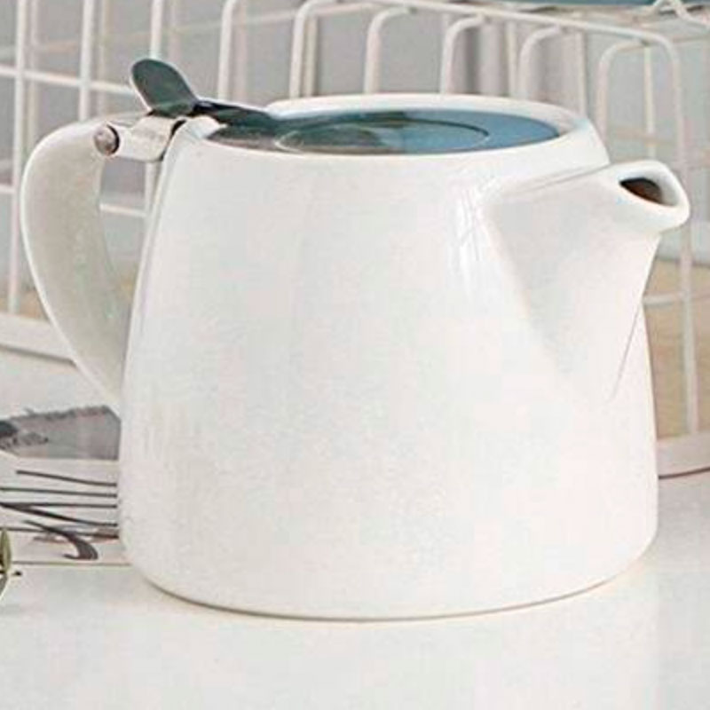 Tetera Cerámica 620ml con Infusor de Acero Inoxidable - Imagen 4